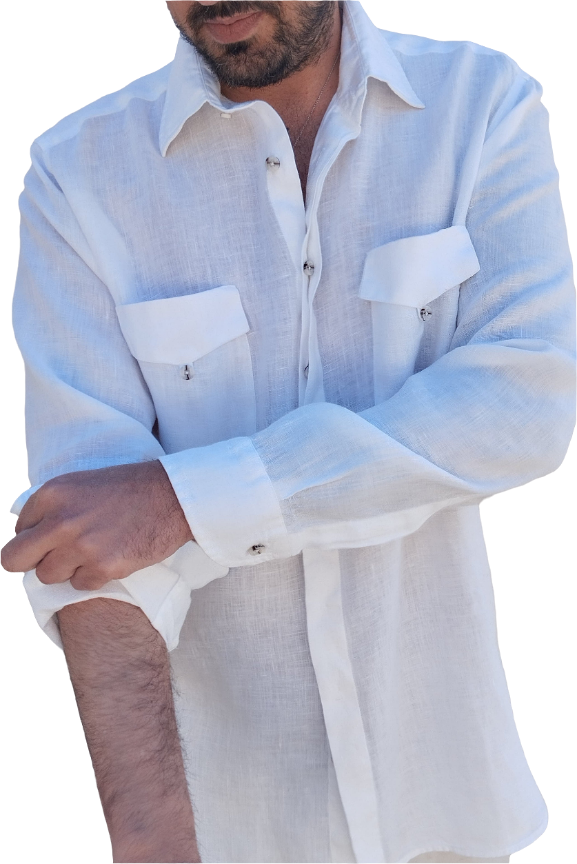 DOUBLE POCKETS WHITE