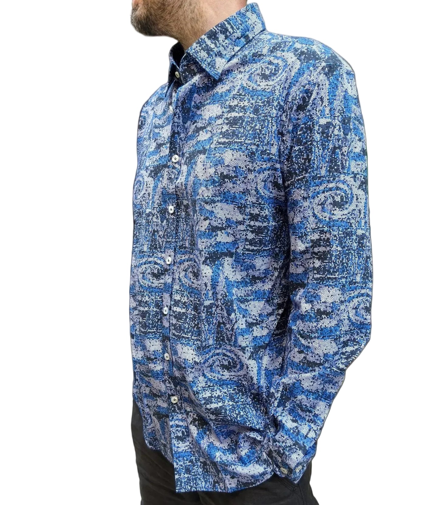 SNAKE BLUE COTTON