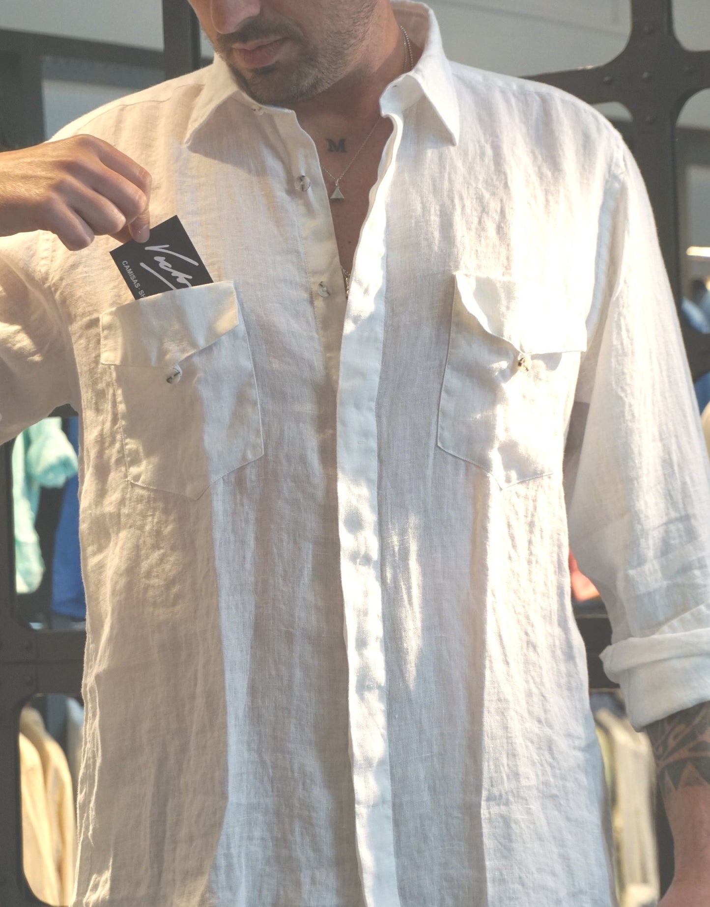 DOUBLE POCKET BLANCO