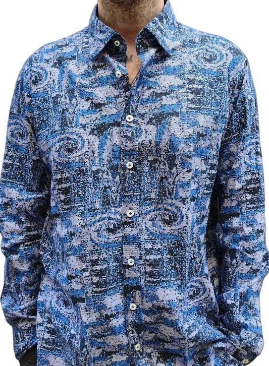 SNAKE BLUE COTTON